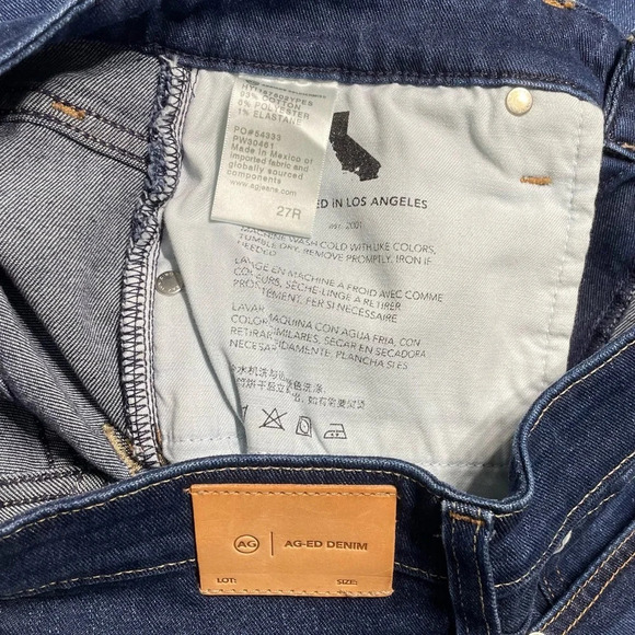 NWT Ex-Boyfriend Slim AG-ED™ SLOUCHY SLIM DENIM size 27 - Picture 5 of 9